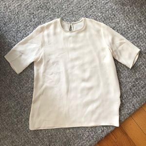 Mansur Gabriel silk t-shirt blouse